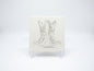 Western Cowboy Boots 6x6 Ceramic Tile | Laser Engraved Desert Boot Wall Art or Backsplash Accent