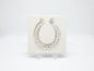 Lucky Horseshoe 6x6 Ceramic Tile | Laser Engraved Good Fortune Wall Art or Backsplash Charm