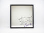 Taurus Zodiac 12x12 Mirror | Hand Painted Laser Engraved Bull Constellation Wall Art