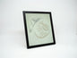 Western Cowboy Hat 8x8 Mirror | Laser Engraved Desert Hat Wall Art or Desk Decor